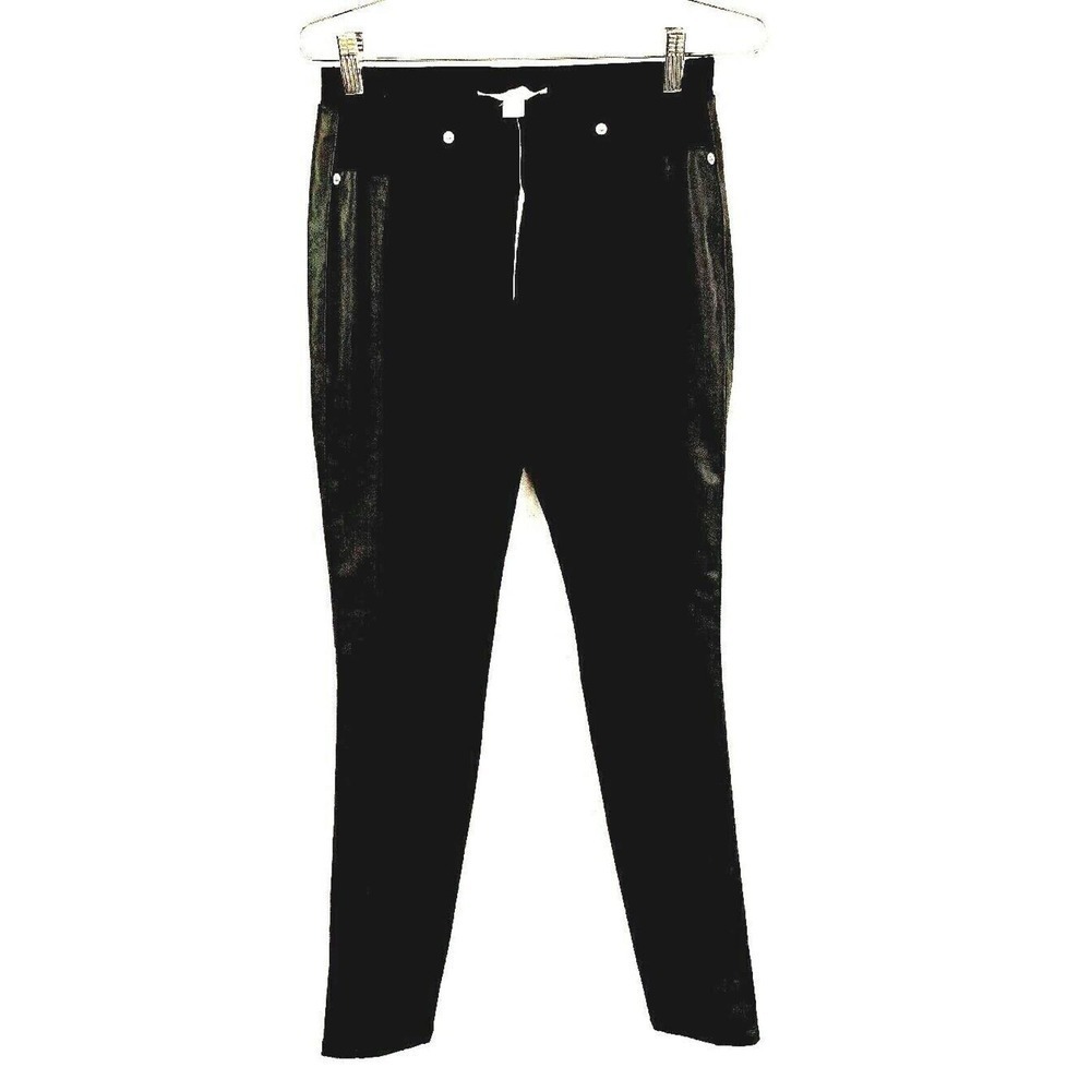 ￼Michael Kors basics skinny leg leggings pants black size 4 NWT $130